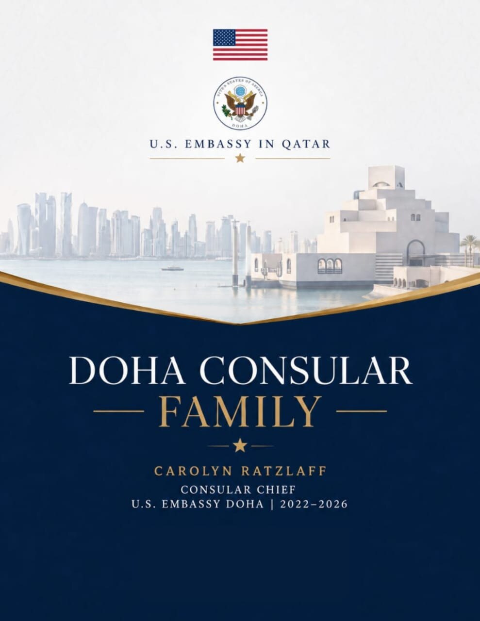Doha Consular Family cover design