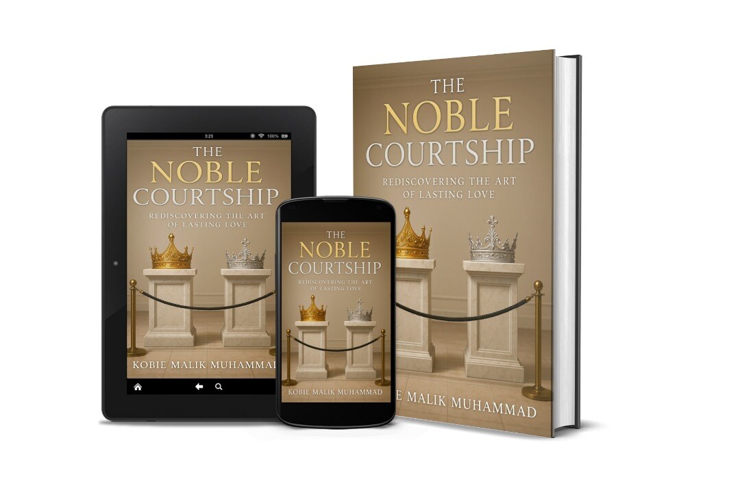 The Noble Courtship multi-format mockup