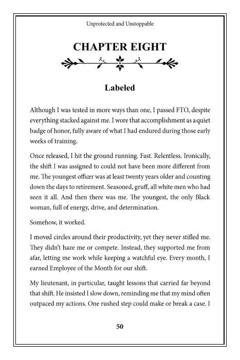 Unprotected and Unstoppable chapter opening