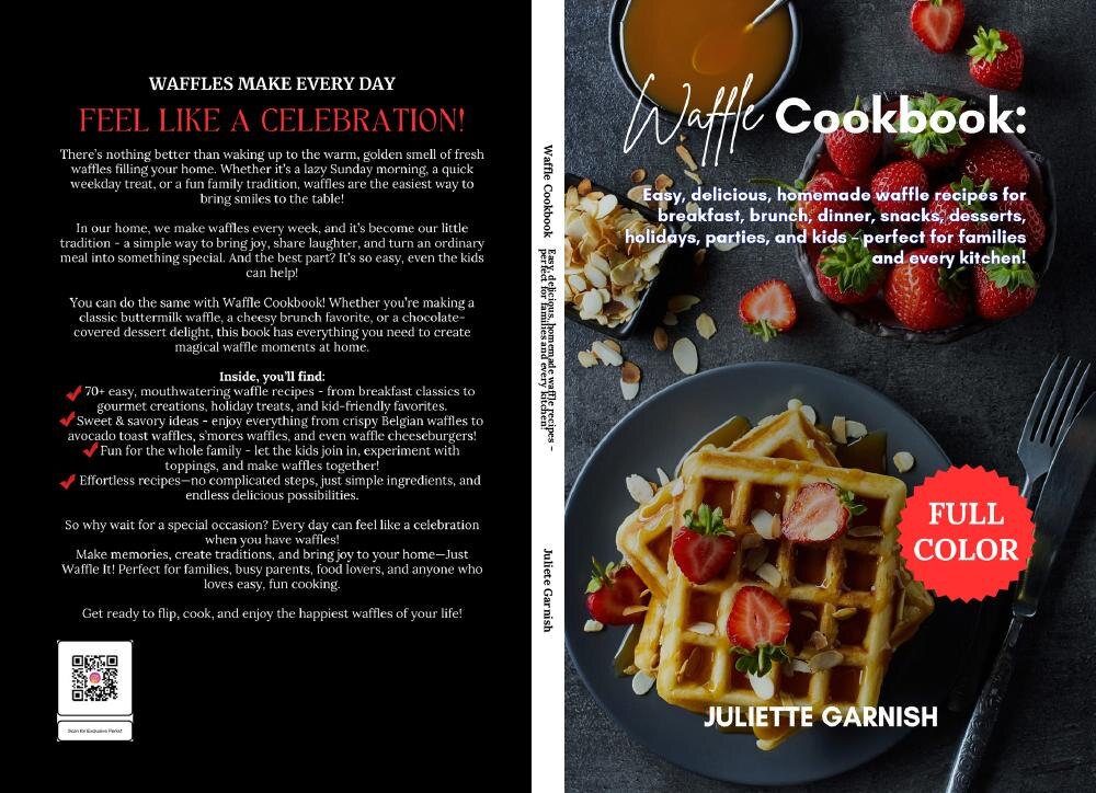 Waffle Cookbook full cover wrap
